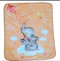 Stardust Imported Double Ply Blanket Orange