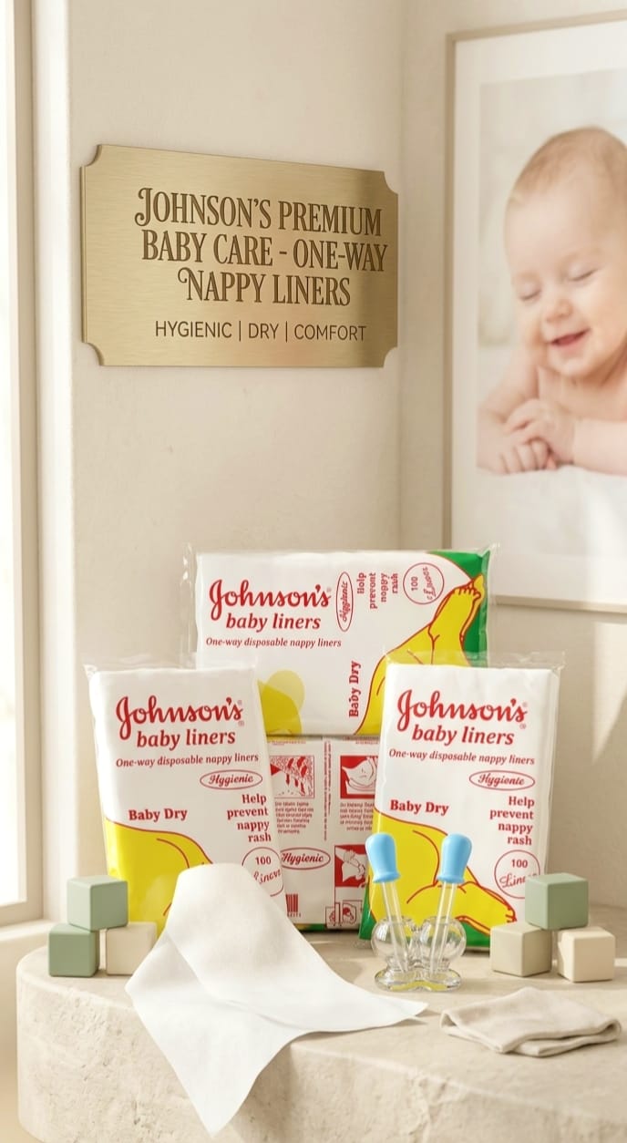 Johnson Premium baby Care - One Way baby Liners | Baby Nappi Liner 100