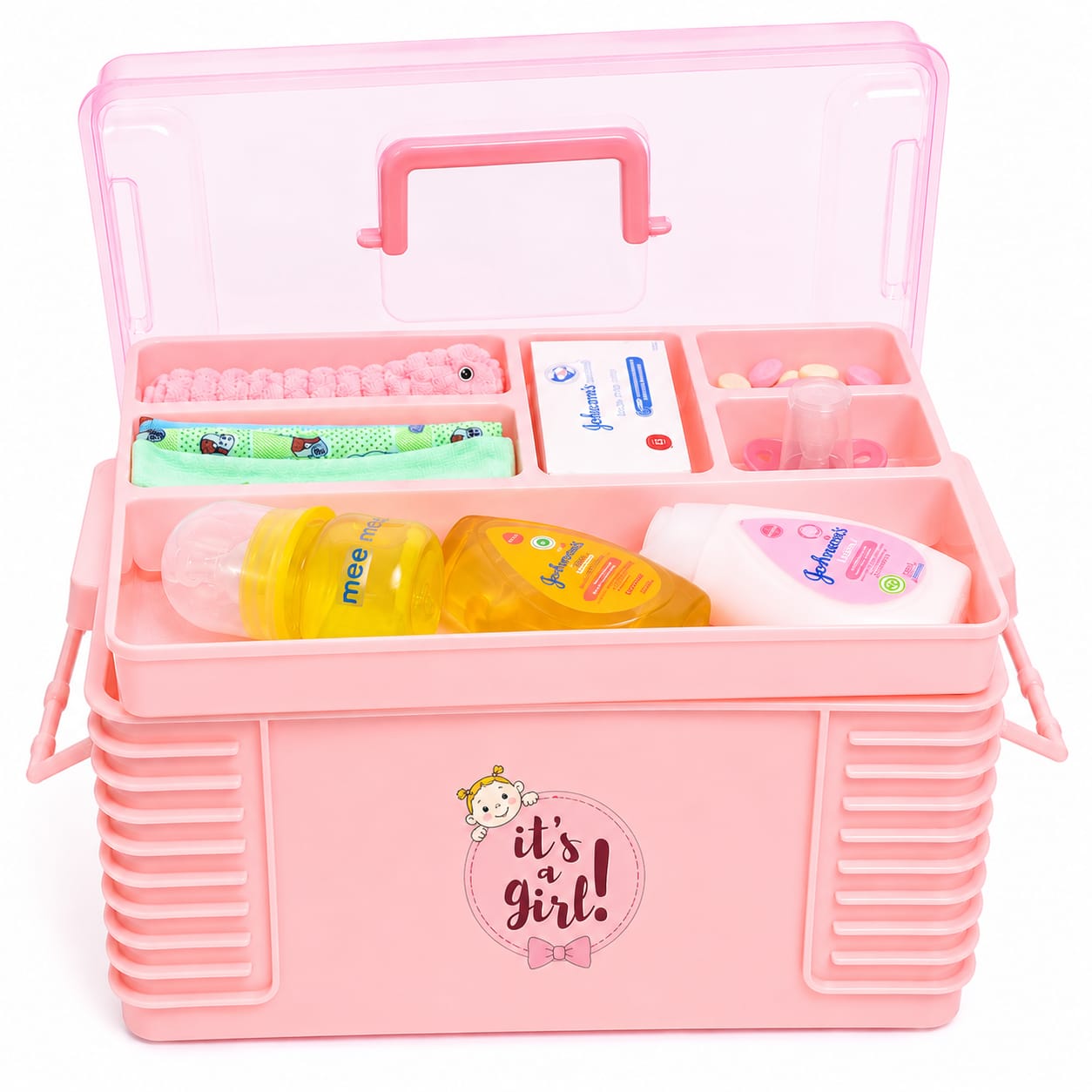 Aqua accessories box- pink