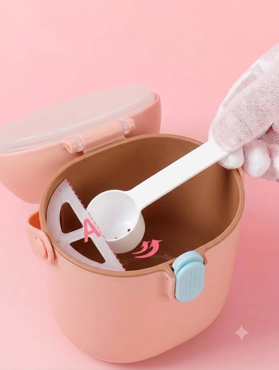 Milk powder container BROWN