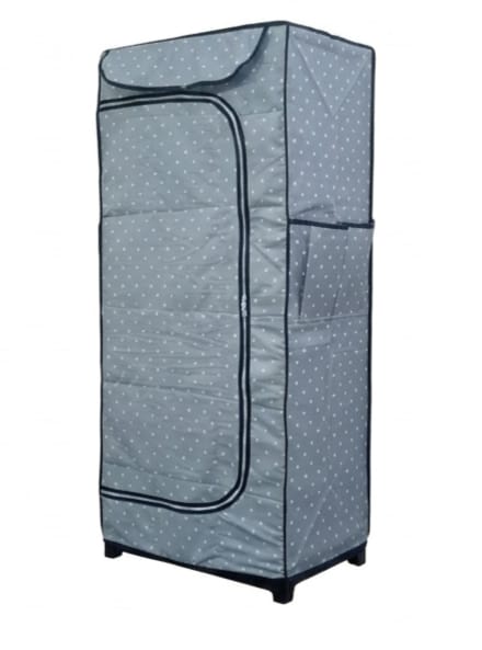MotherTouch 4 shelf wardrobe - Grey