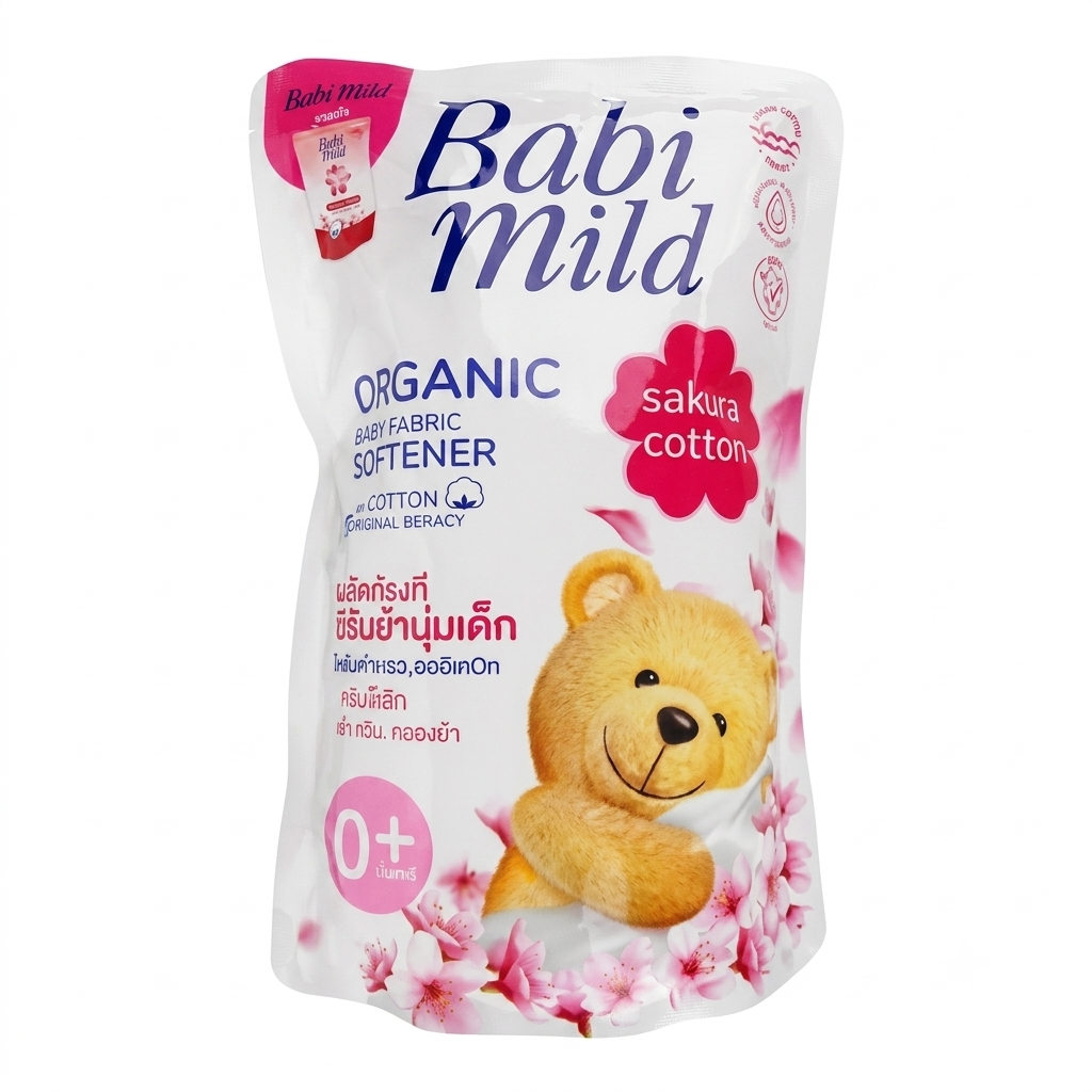 Babi Mild Fabric Softner 570ml Refill Sakura