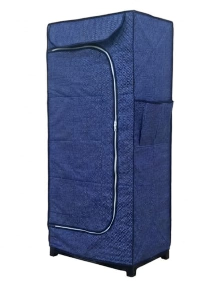 MotherTouch 4 shelf wardrobe - Navy Blue