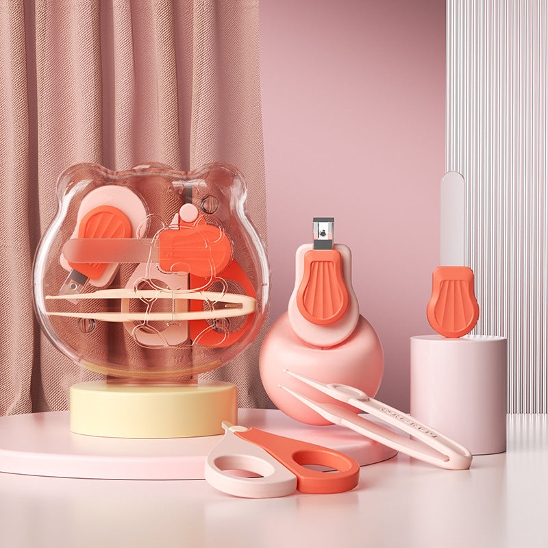 Imported 4Pcs Manicure Set Pink