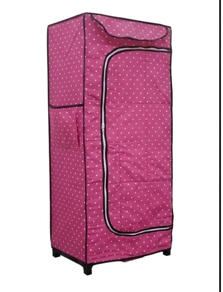 MotherTouch 4 shelf wardrobe - Pink