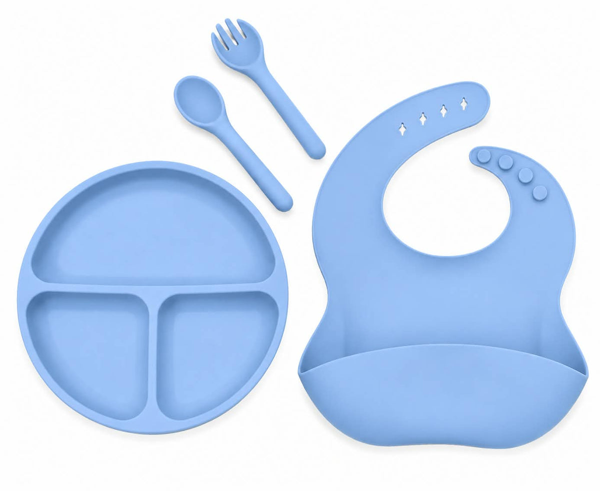 4 pc's silicone meal set