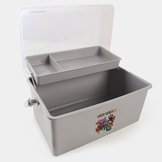 Baby Accessories Storage Box with Handle-Grey