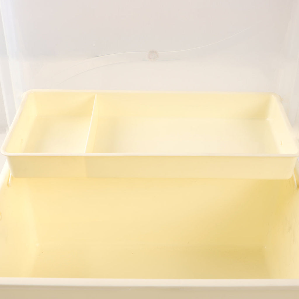 Baby Accessories Storage Box with Handle-Off White