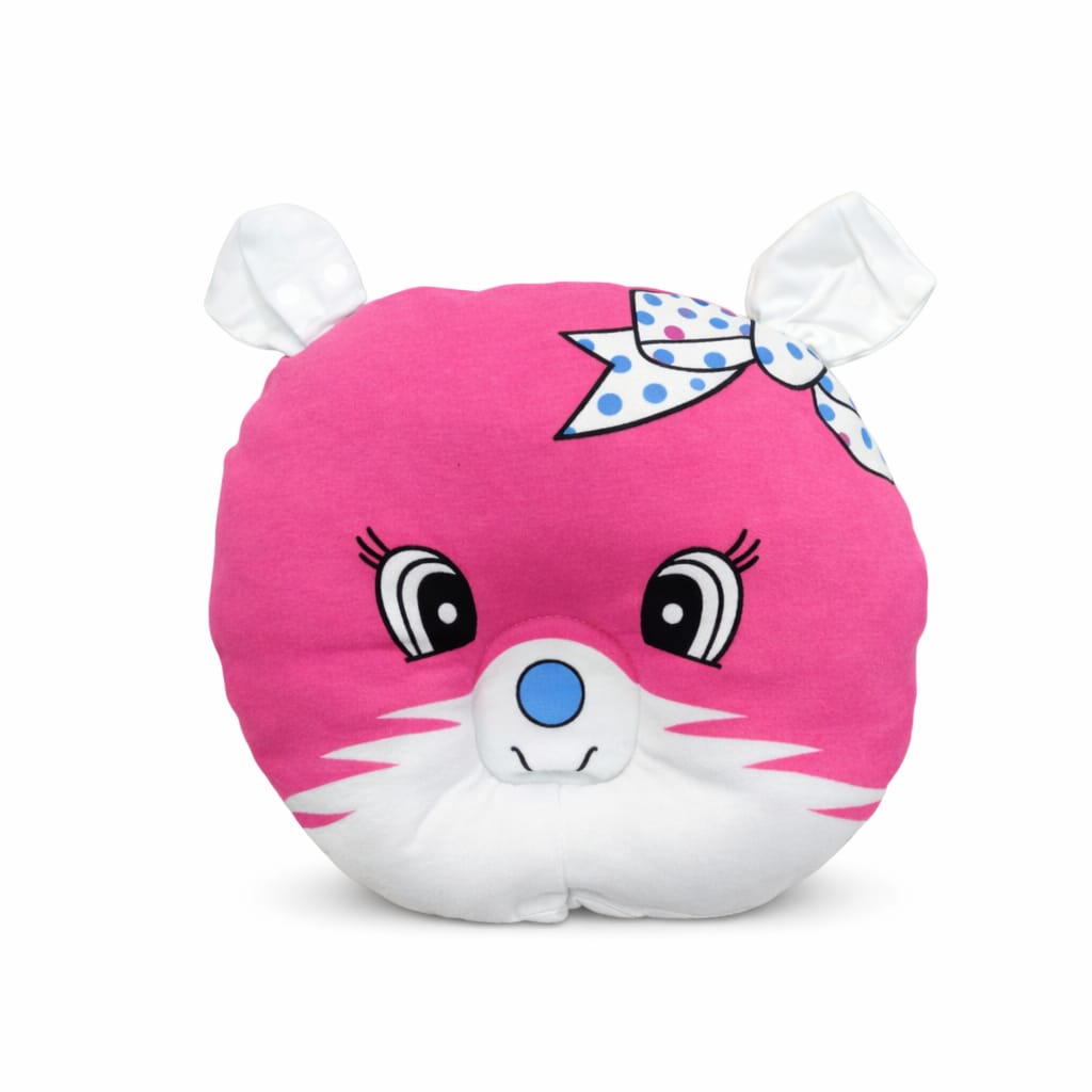 Head shaping round pillow - PINK