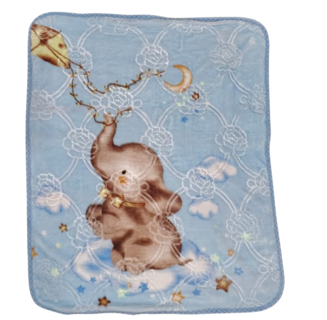 Stardust Imported Double Ply Blanket Blue