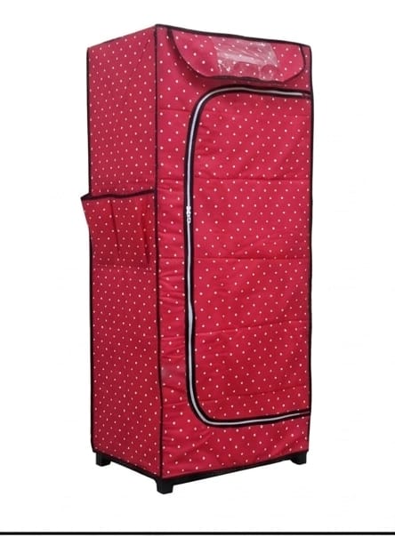 MotherTouch 4 shelf wardrobe - Red